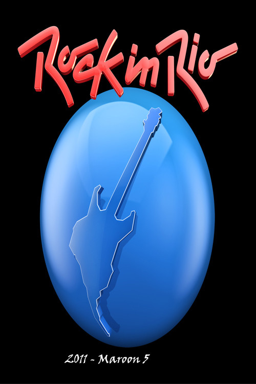 Maroon 5 - Rock in Rio постер