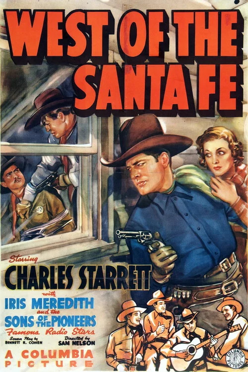 West of the Santa Fe постер