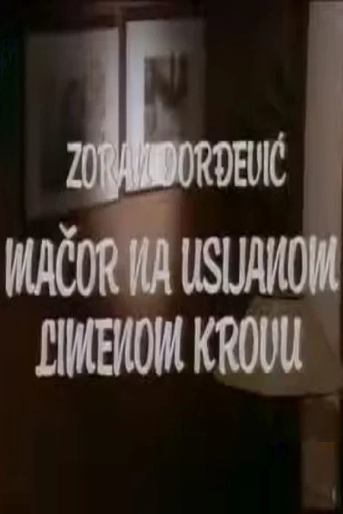 Mačor na usijanom limenom krovu постер