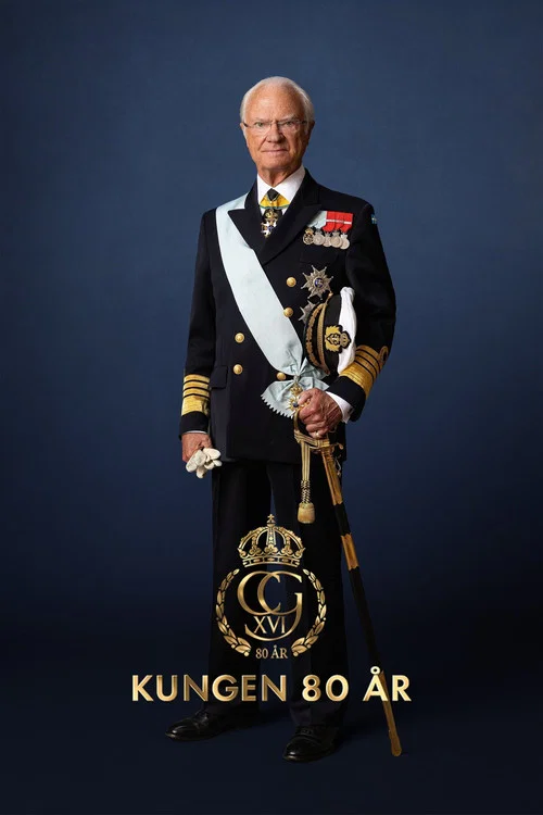 Kungen 80 år постер