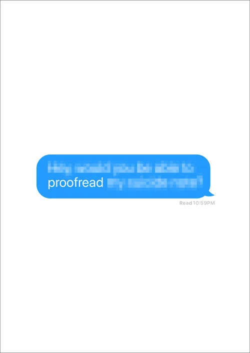 Proofread постер
