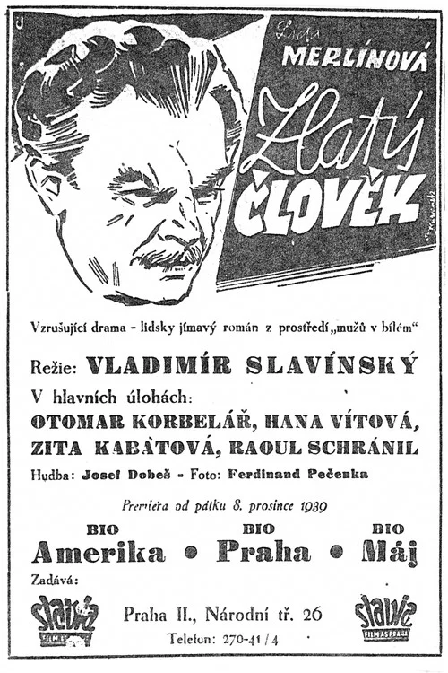 Zlatý člověk постер