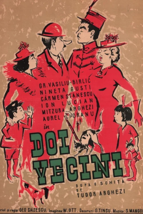 Doi vecini постер