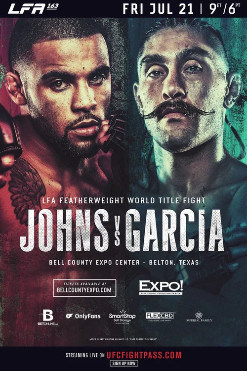 LFA 163: Johns vs. Garcia постер
