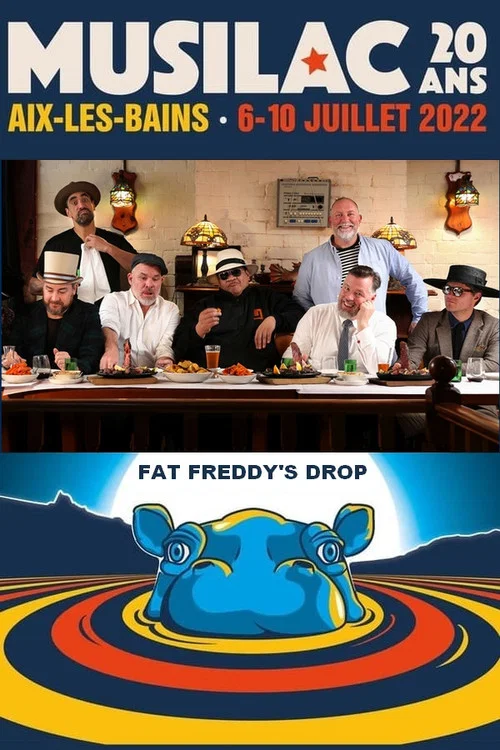 Fat Freddy's Drop - Musilac 2022 постер