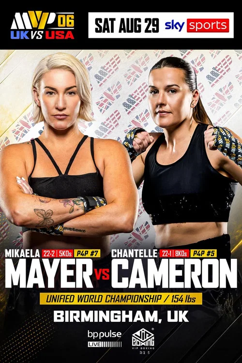 Mikaela Mayer vs. Chantelle Cameron постер
