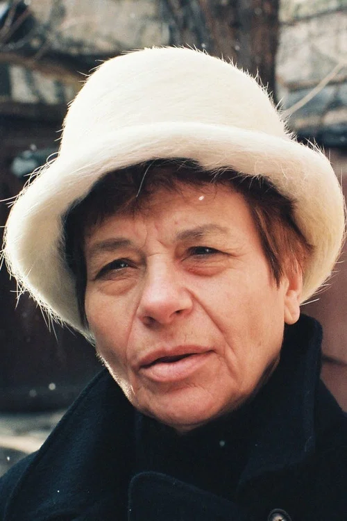 Dame met het witte hoedje постер
