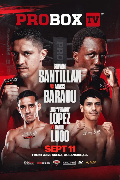 Giovani Santillan vs. Abass Baraou постер