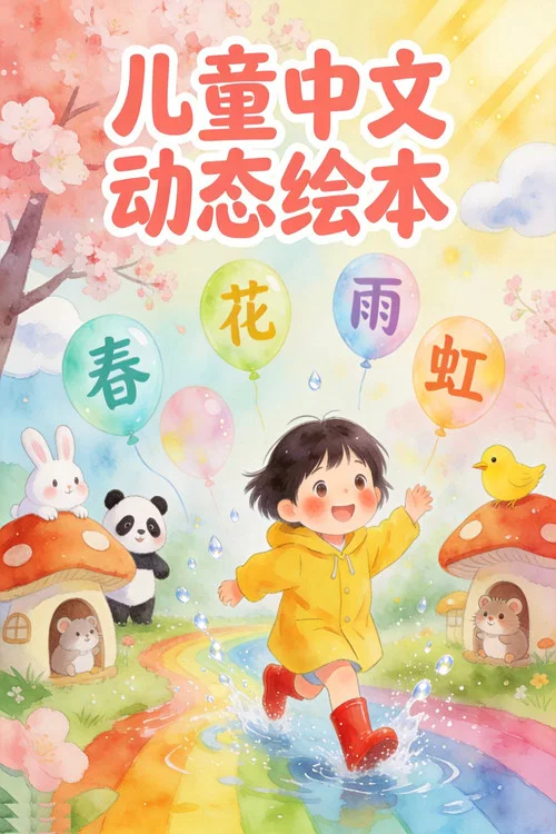 儿童中文动态绘本 постер