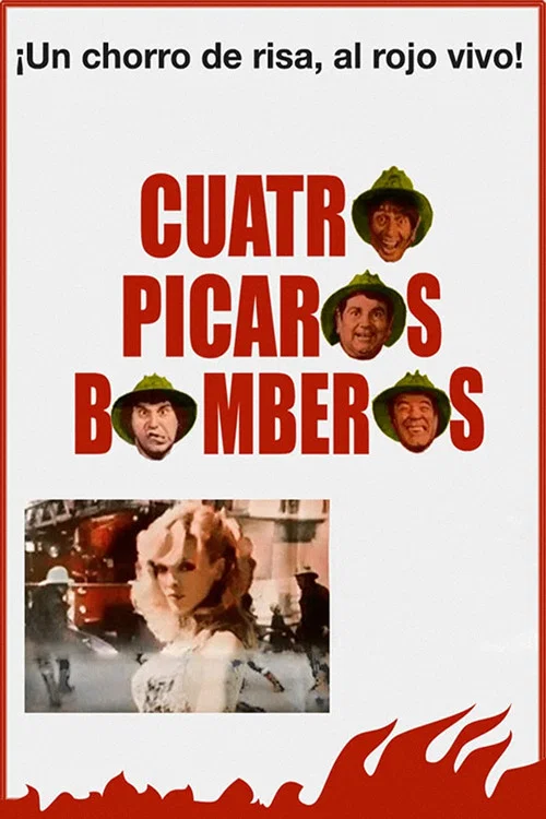 Cuatro pícaros bomberos постер