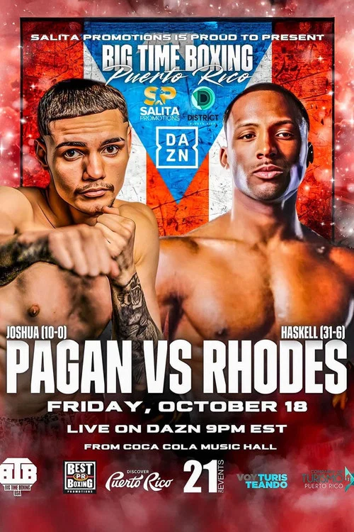 Joshua Pagan vs. Haskell Rhodes постер