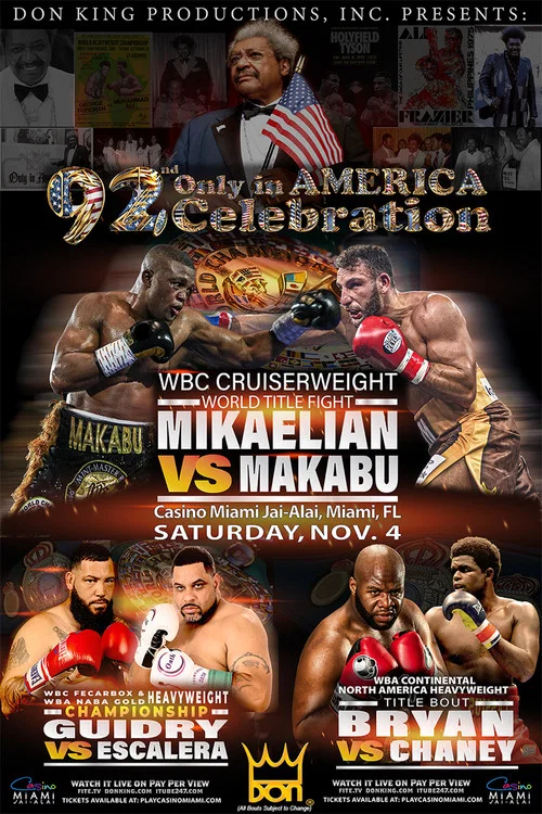 Noel Mikaelian vs. Ilunga Makabu постер