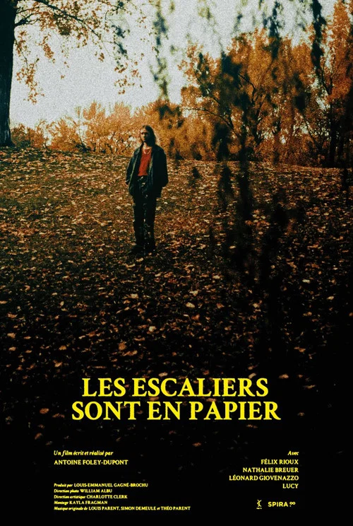 Les escaliers sont en papier постер