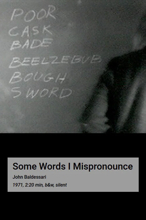 Some Words I Mispronounce постер
