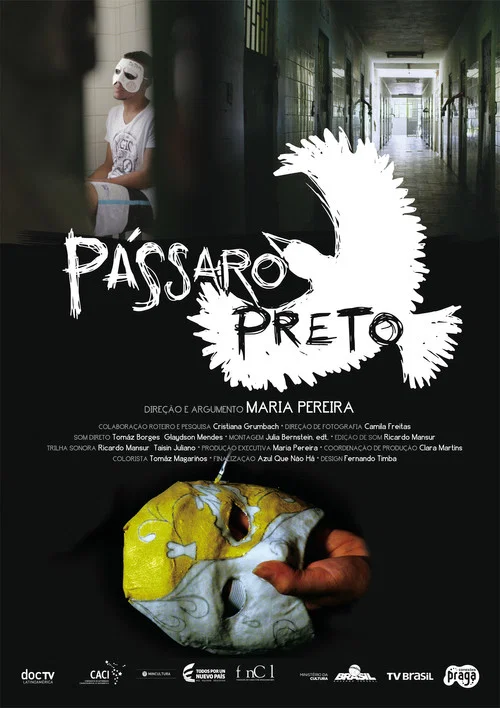 Pássaro preto постер