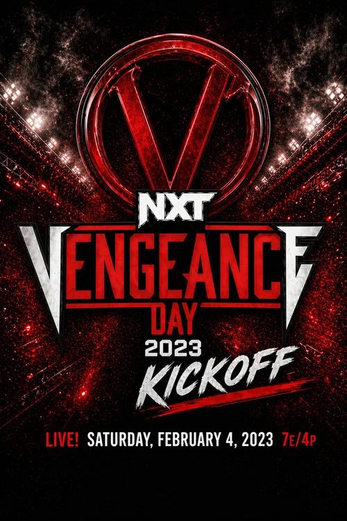 NXT Vengeance Day 2023 Kickoff постер
