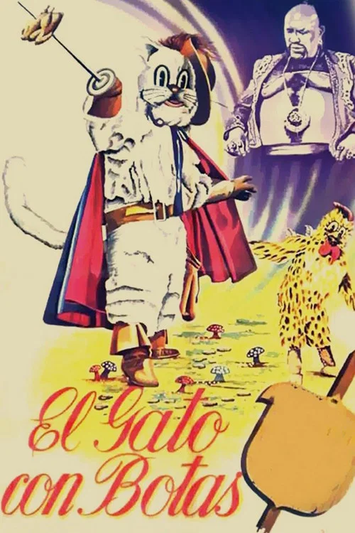 El gato con botas постер