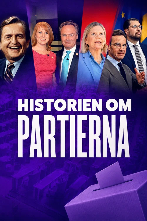 Historien om partierna постер