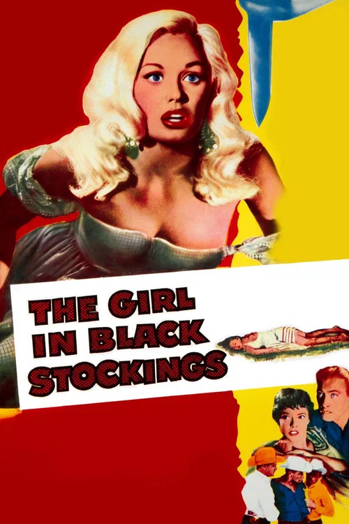The Girl in Black Stockings постер