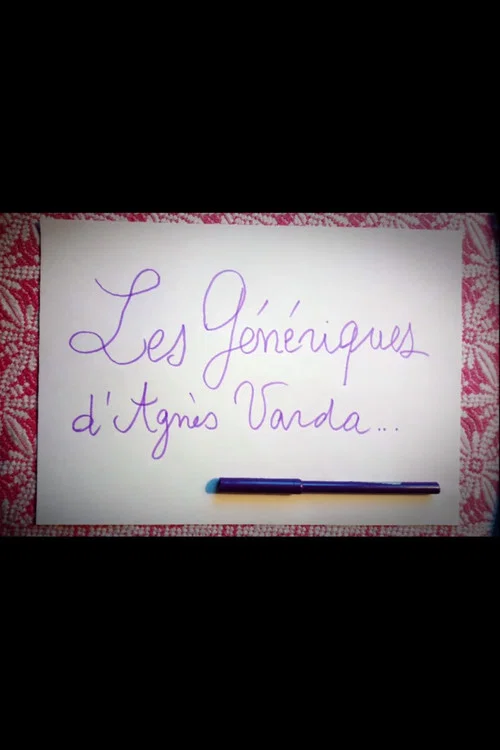 Les Génériques d'Agnès Varda постер