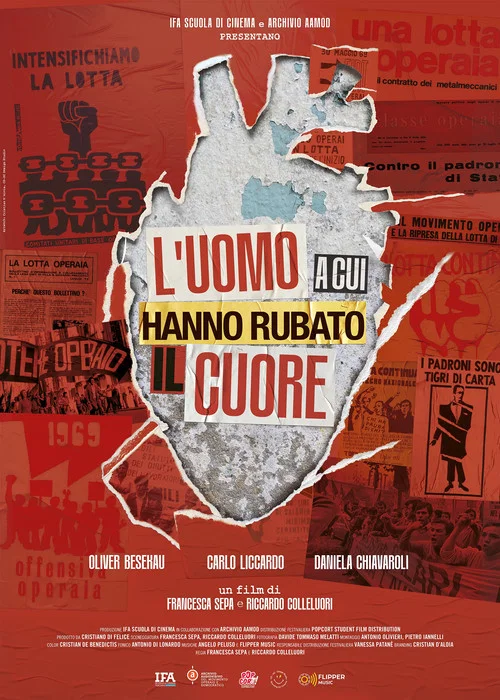L’uomo a cui hanno rubato il cuore постер