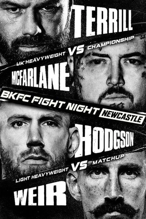 BKFC Fight Night Newcastle 2026: Mick Terrill vs Jay McFarlane постер