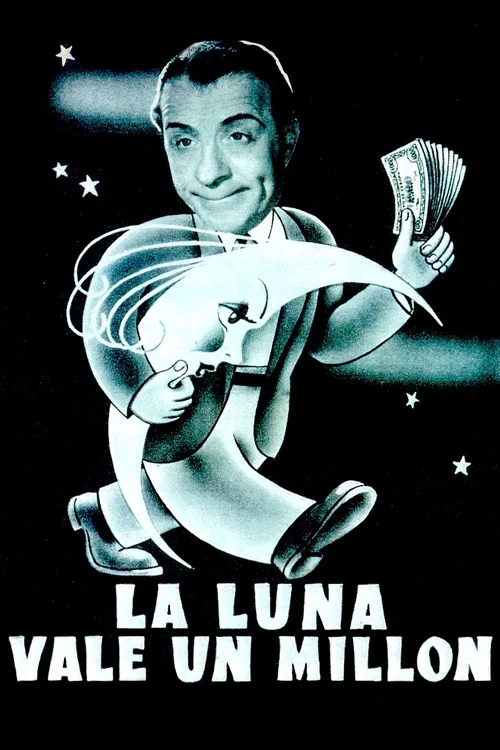 La luna vale un millón постер