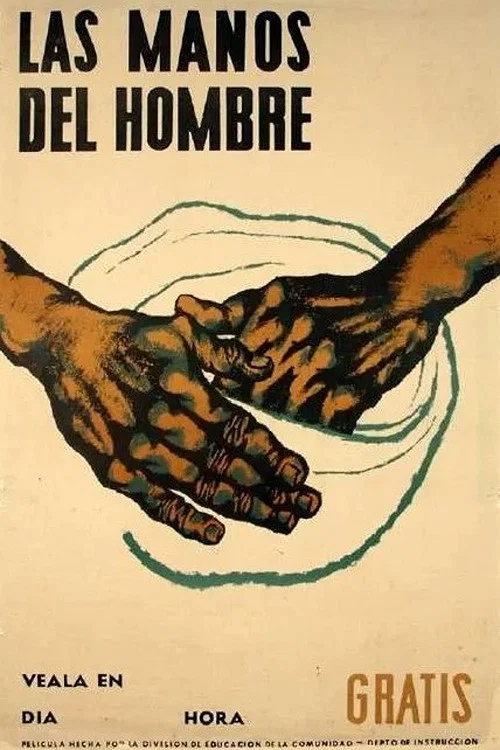 Las manos del hombre постер