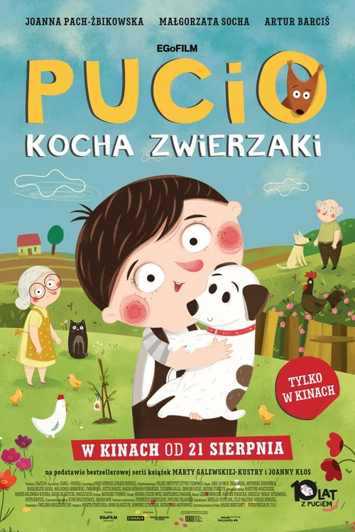 Pucio kocha zwierzaki постер