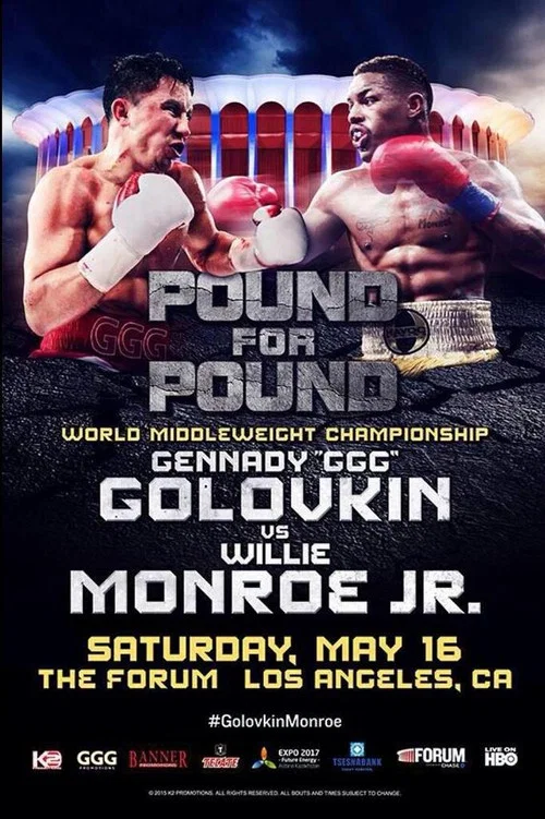 Gennady Golovkin vs. Willie Monroe Jr постер