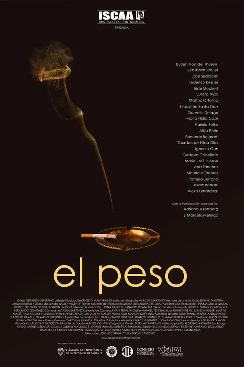 El peso постер