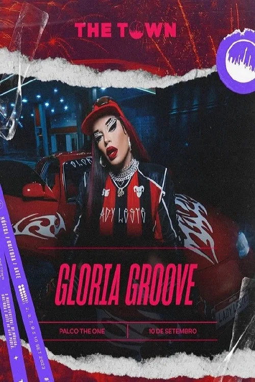 Gloria Groove - The Town 2023 постер