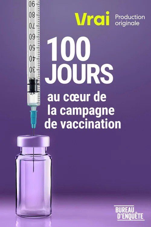 100 jours au coeur de la campagne de vaccination постер