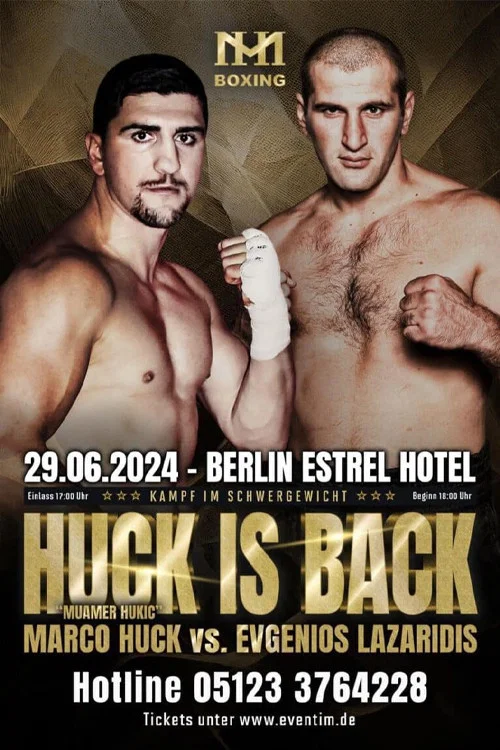 Marco Huck vs. Evgenios Lazaridis постер