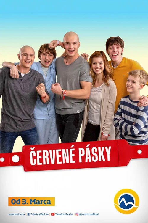 Červené pásky постер