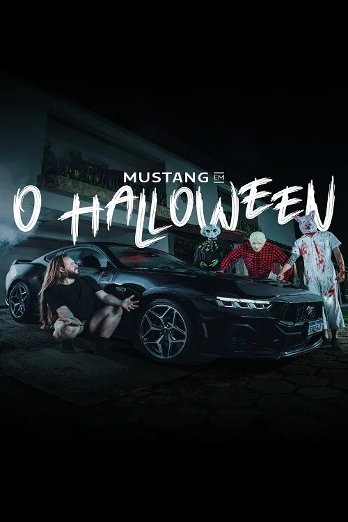 Mustang em O Halloween постер