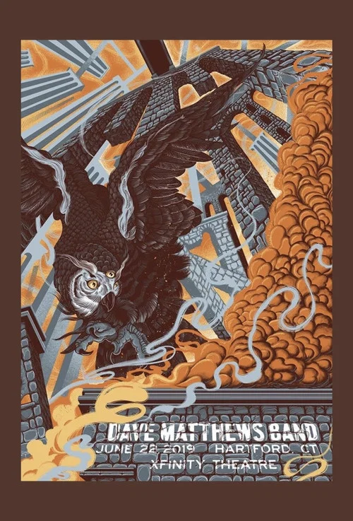 Dave Matthews Band: Xfinity Theatre - Hartford, CT - 6/22/19 постер