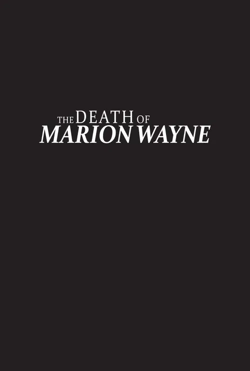 The Death of Marion Wayne постер