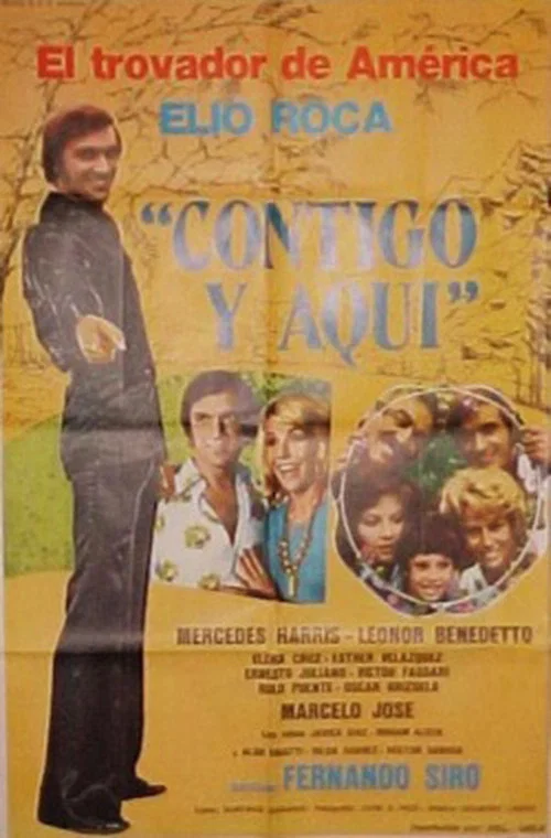 Contigo y aquí постер