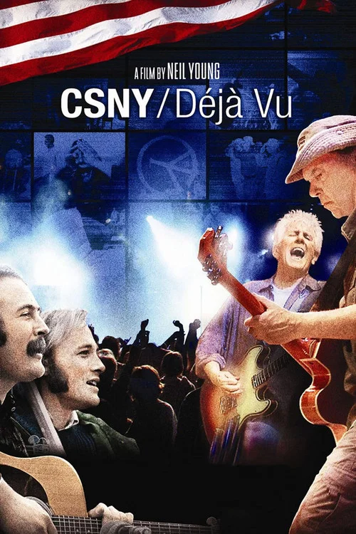 Crosby, Stills, Nash & Young ‎– Déjà Vu постер
