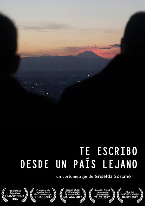 Te escribo desde un país lejano постер