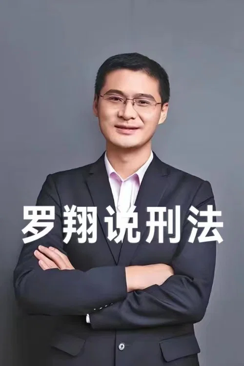 罗翔说刑法 постер