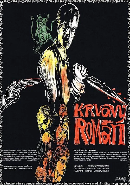 Krvavý román постер