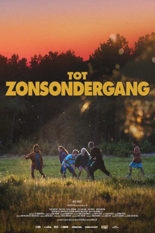 Tot zonsondergang постер