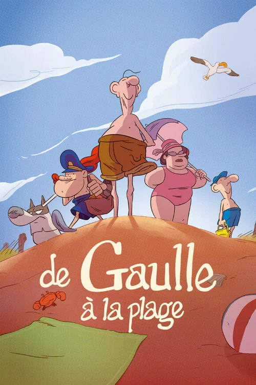 De Gaulle à la plage постер