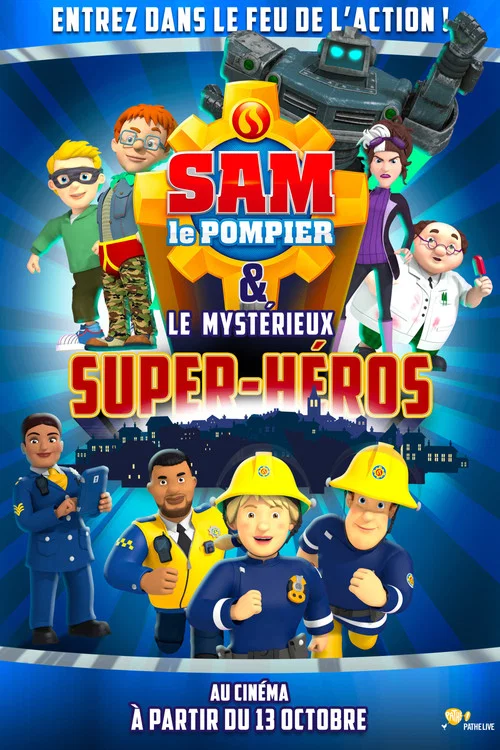 Sam le pompier & le mystérieux Super-Héros постер