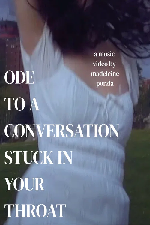 ode to a conversation stuck in your throat постер
