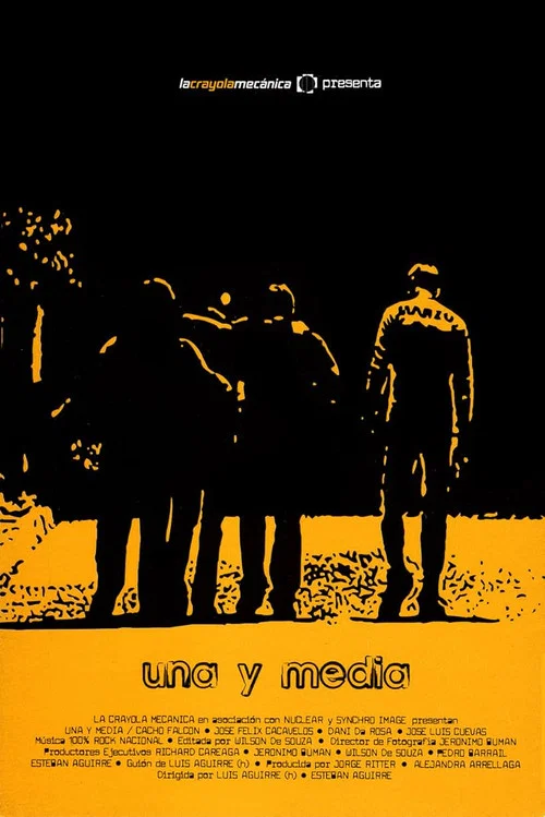 Una y media постер