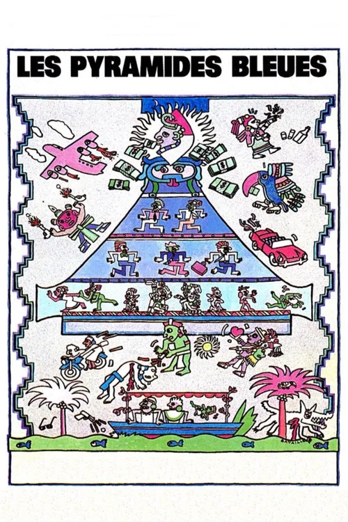 Les Pyramides bleues постер