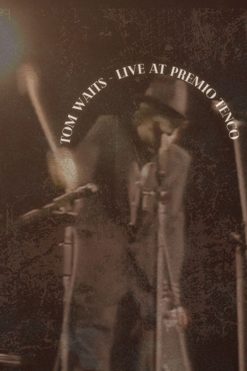 Tom Waits - Live at Premio Tenco in Sanremo Italy постер